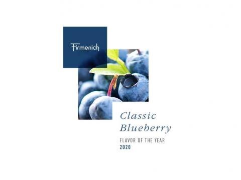 Firmenich anuncia 'Classic Blueberry' como o Sabor do Ano de 2020